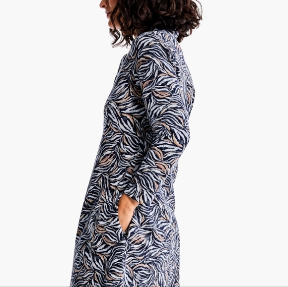 NWT NIC+ZOE Forest Fern Knit Dress Size PL, Retail $178, Business Casual - Picture 13 of 14